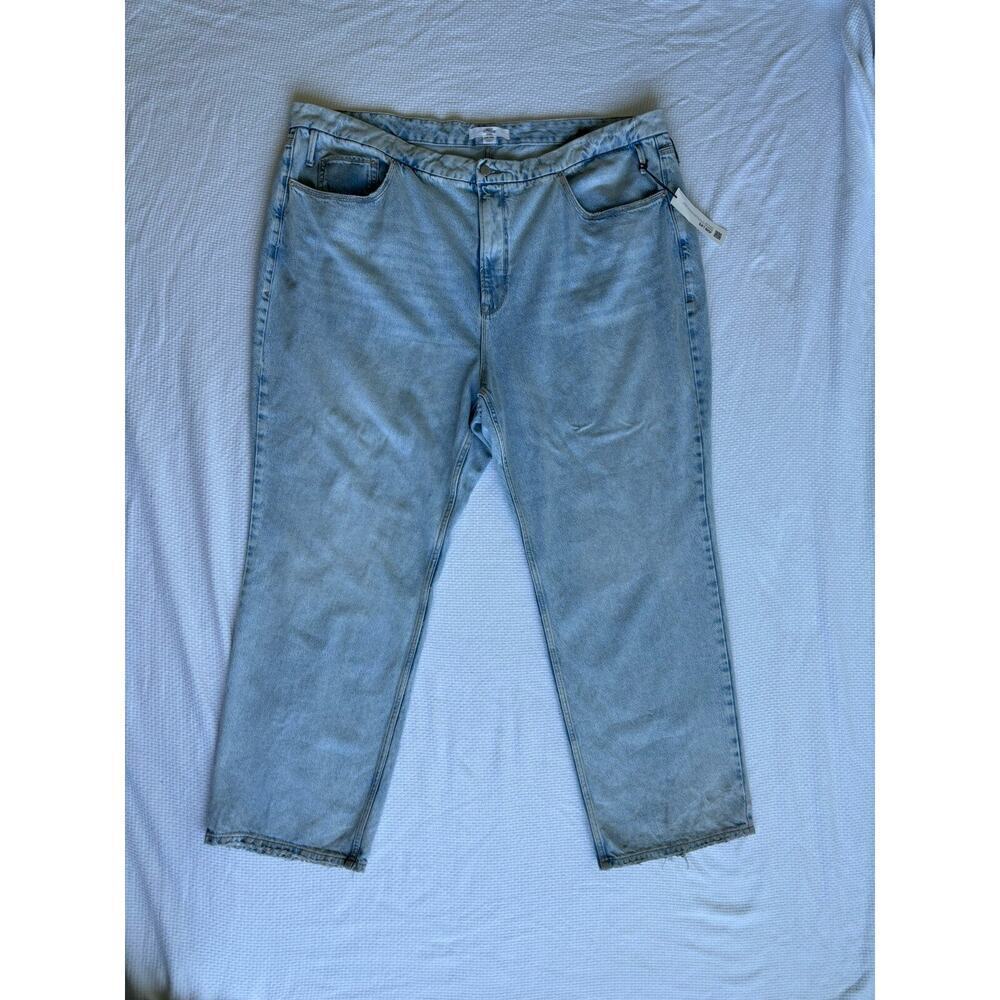 Good American x Zara Jeans Size 28/60 Light Wash 90’s Relaxed Collection Edition